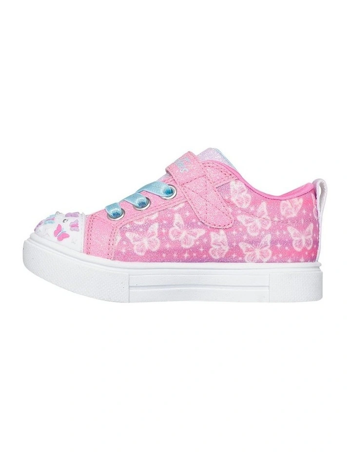 Twinkle Toes Ombre Flutter Infant Sneakers In Hot Pink image 3