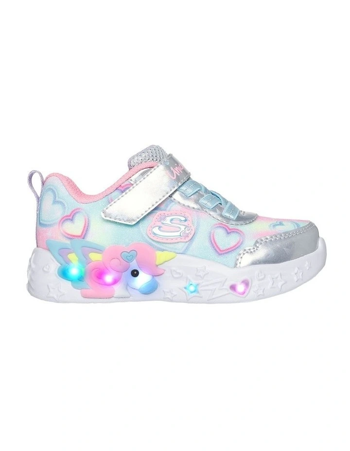 Unicorn Charmer Infant Sneakers In Silver image 2