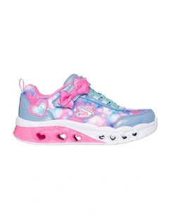 Flutter Heart Lights Blurred  Sneakers In Blue