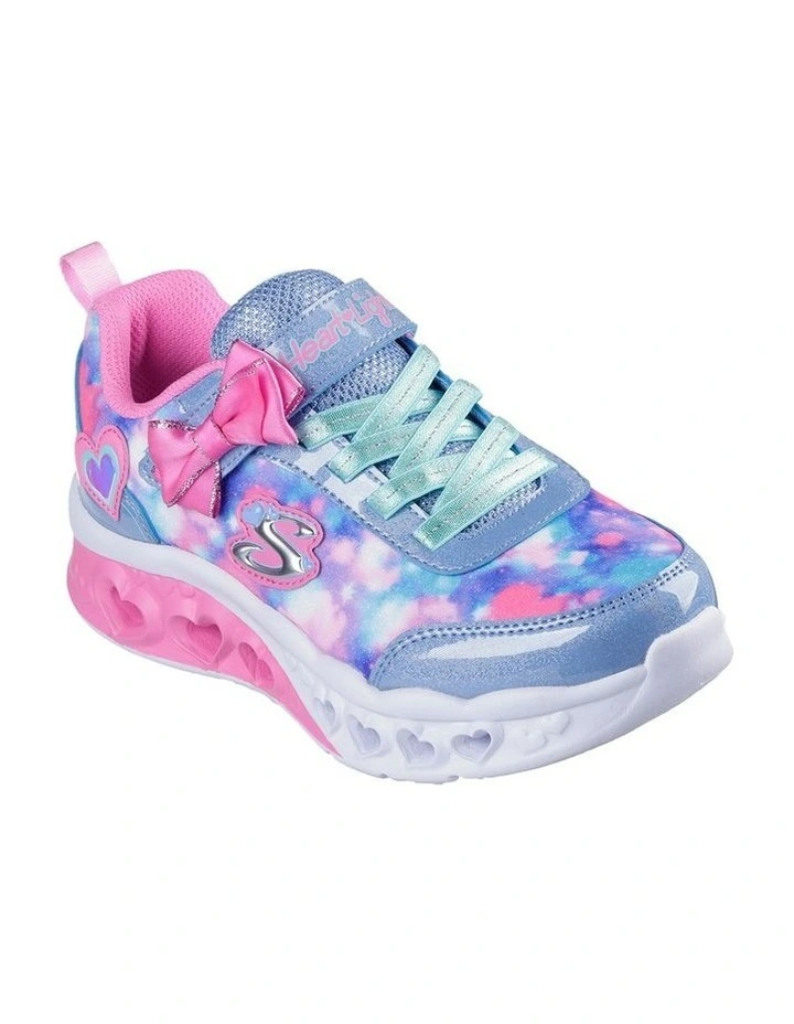 Flutter Heart Lights Blurred  Sneakers In Blue image 4