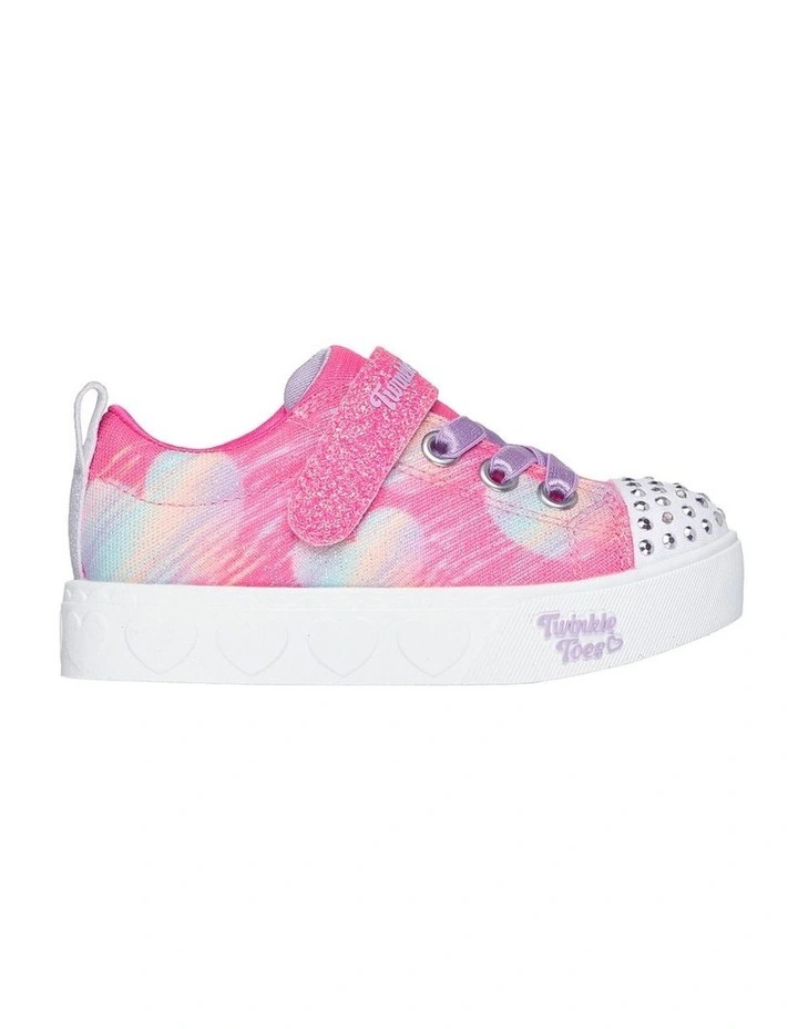 Twinkle Toes Heart Steps Infant Sneakers In Pink image 1