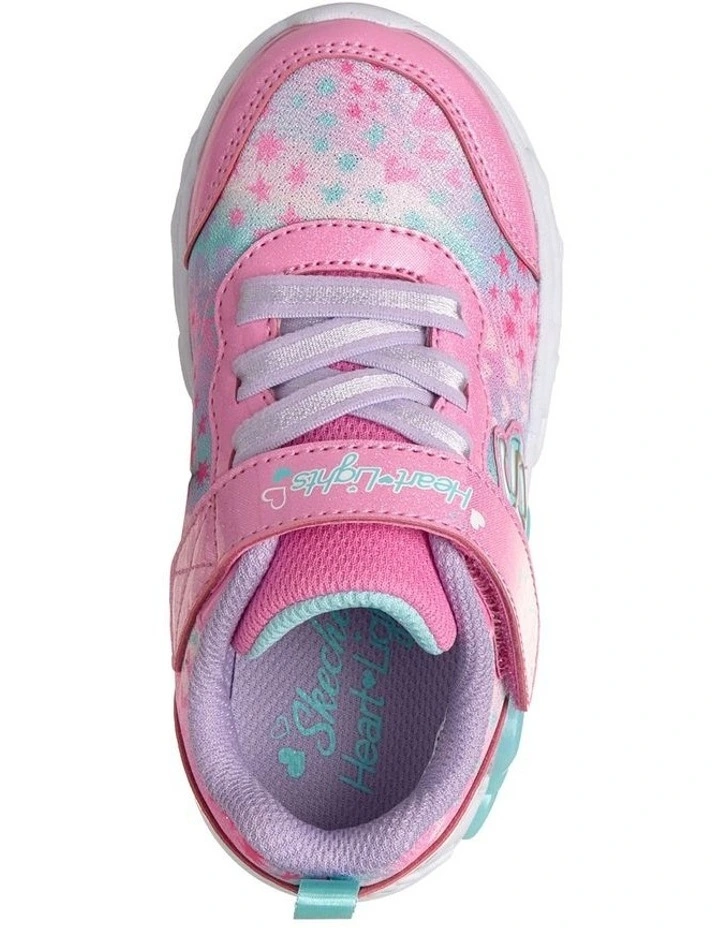 Infinite Heart Lights Infant Sneakers In Pink image 3