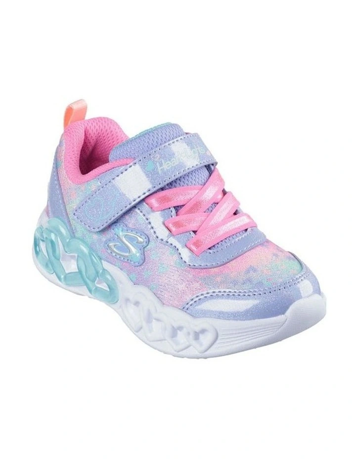 Infinite Heart Lights Infant Sneakers In Lavender image 4
