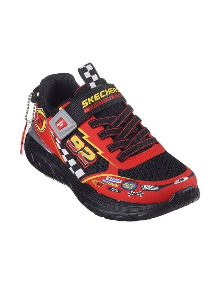 Skech Tracks Youth Sneakers In Black image 4