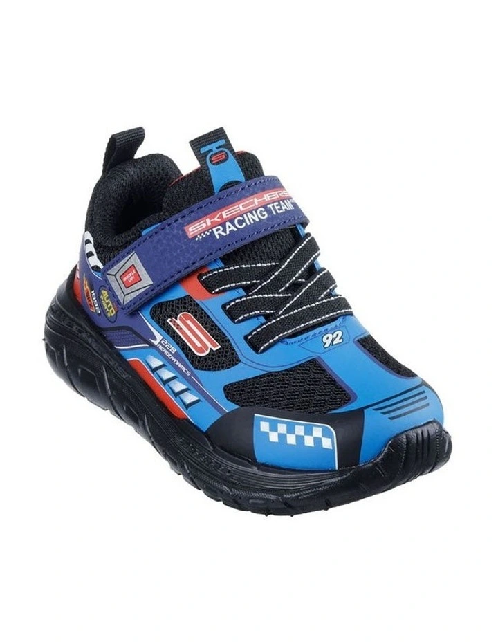 Skech Tracks Race Infant Sneakers In Blue image 4