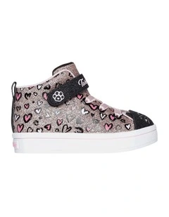 Twinkle Toes Twi-Lites 2.0 Kitty Infant Sneakers in Old Rose
