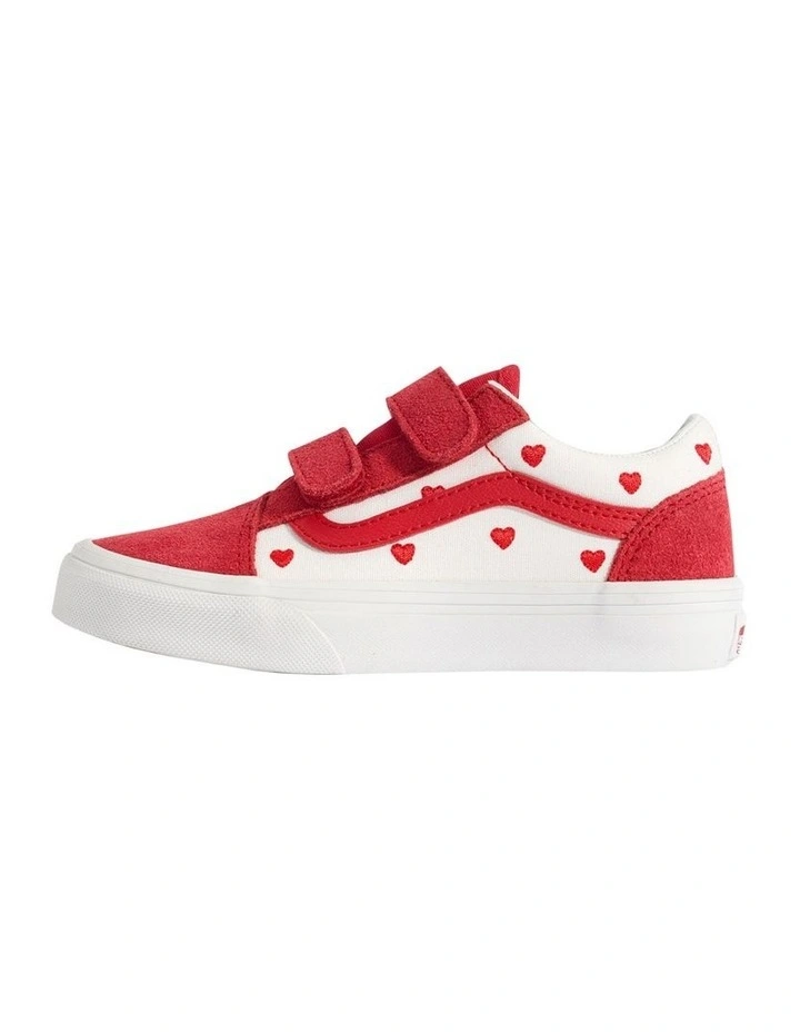 Old Skool V Valentines Youth Sneakers In Red image 2