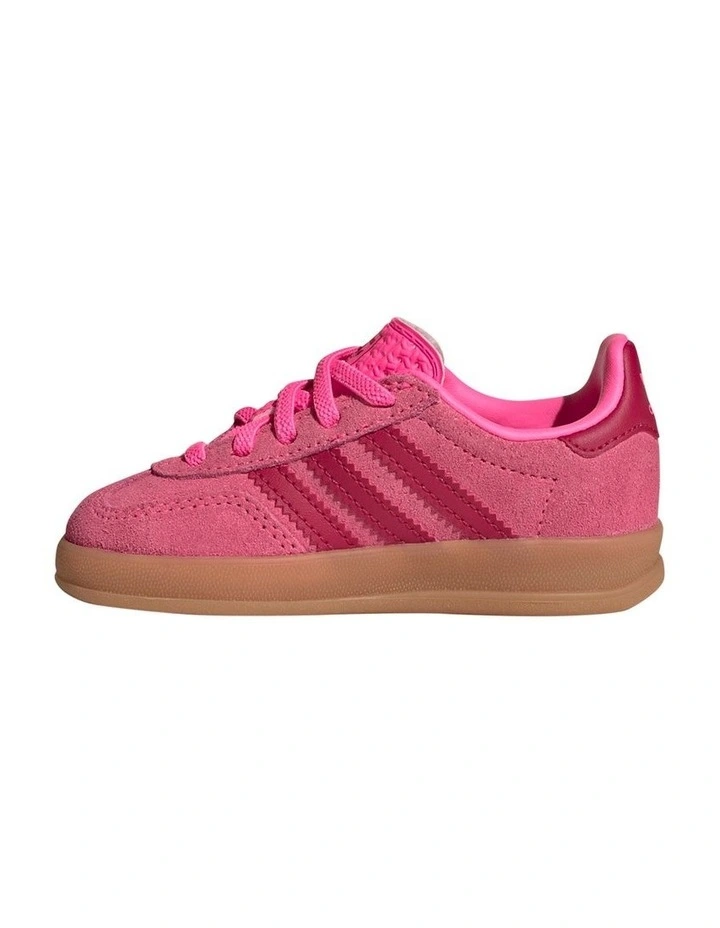 Gazelle Indoor Cf Elastic Lace Infant Sneakers In Pink image 2