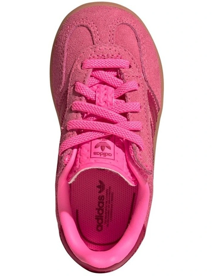 Gazelle Indoor Cf Elastic Lace Infant Sneakers In Pink image 3