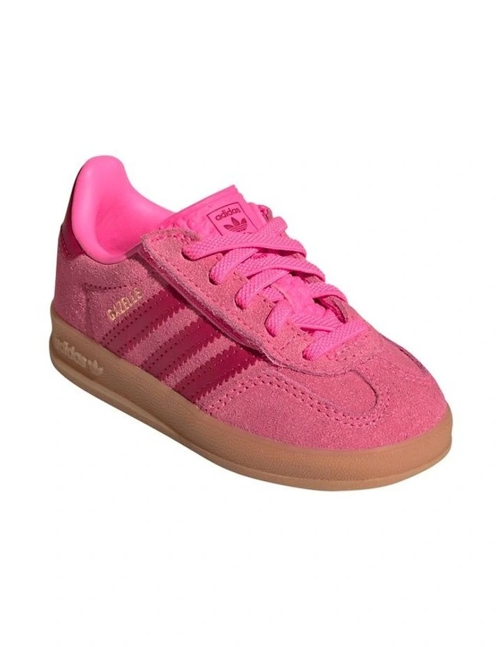 Gazelle Indoor Cf Elastic Lace Infant Sneakers In Pink image 5