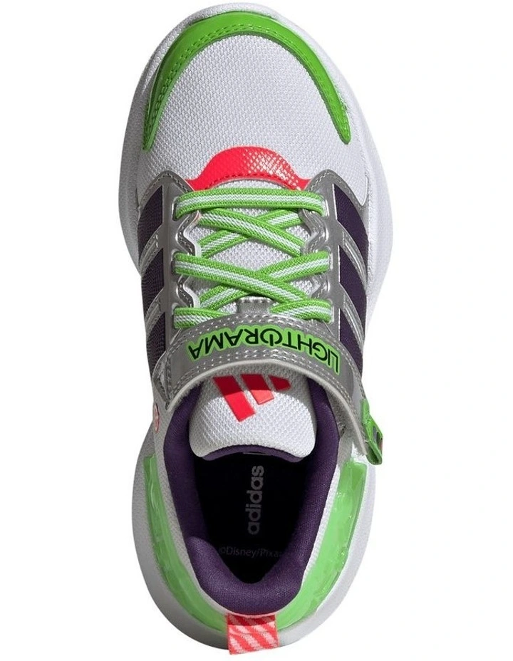Lightorama Buzz Pre-School Sneakers In White image 3