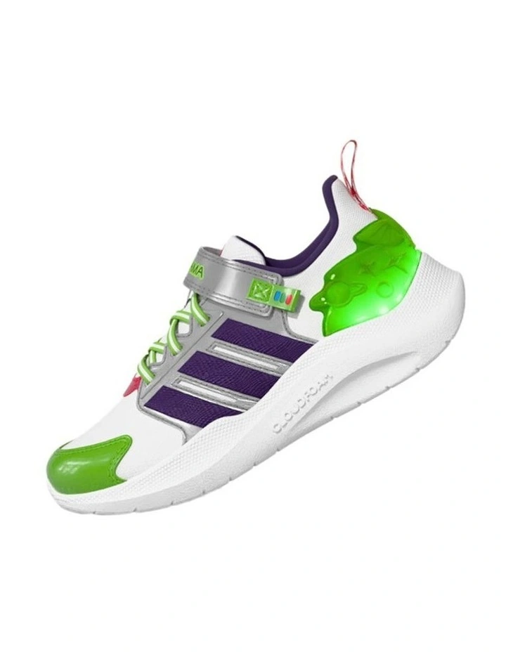 Lightorama Buzz Pre-School Sneakers In White image 4