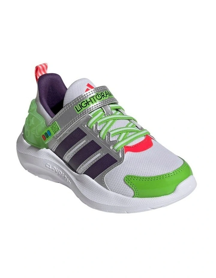 Lightorama Buzz Pre-School Sneakers In White image 5