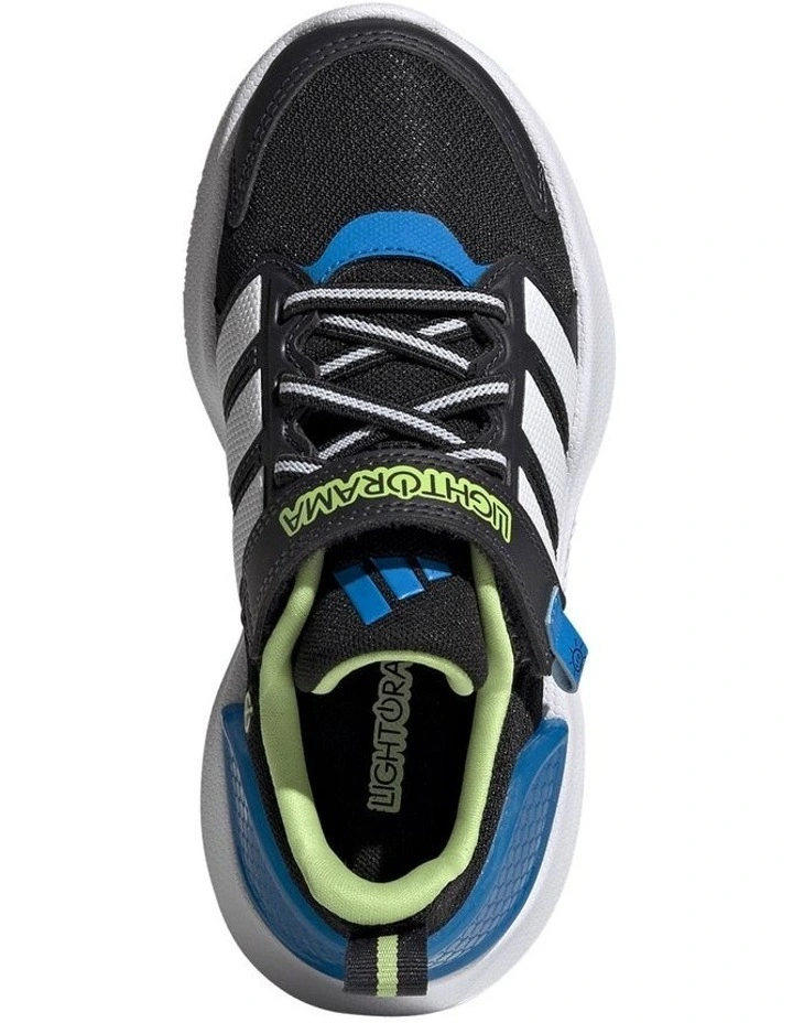 Lightorama Pre-School Sneakers in Black and White image 3
