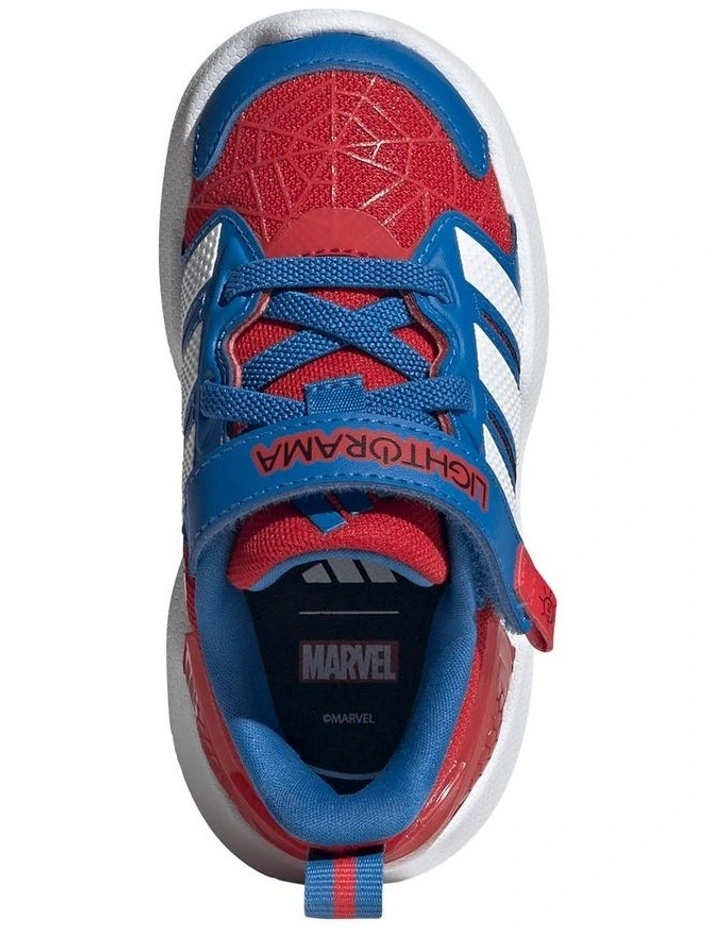 Lightorama Rnr Spiderman Infant Sneakers In Royal Blue image 3