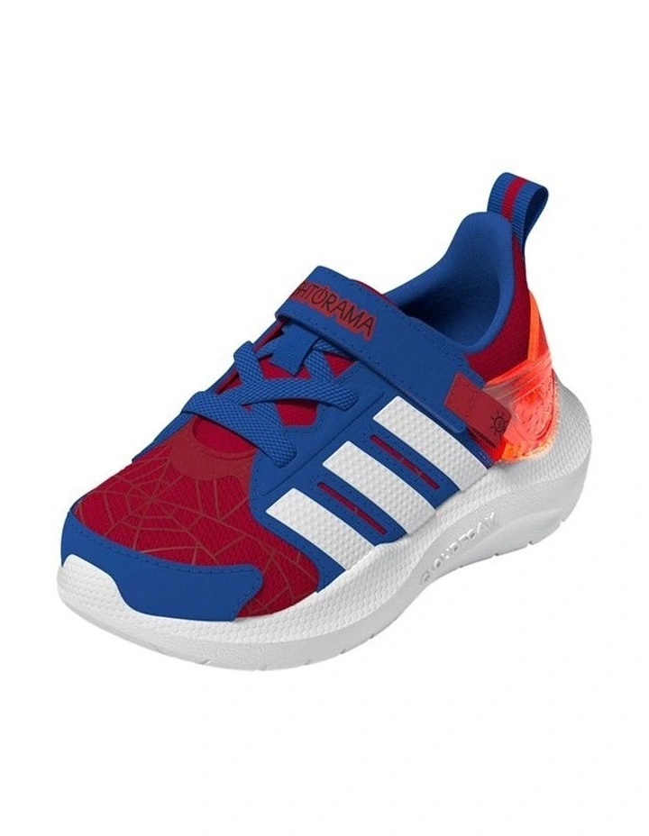 Lightorama Rnr Spiderman Infant Sneakers In Royal Blue image 5