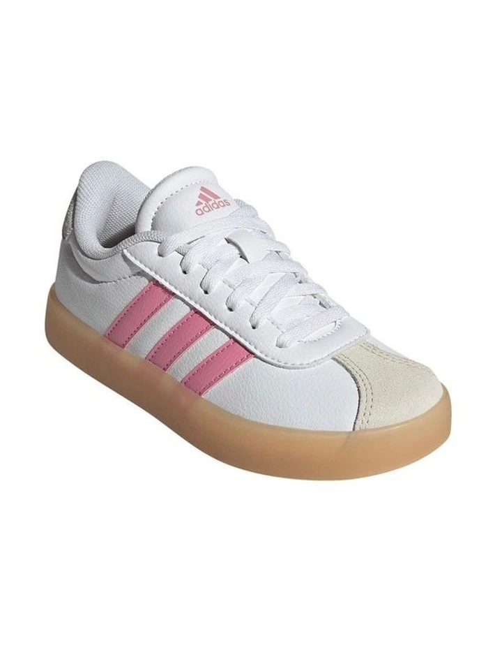 Vl Court 3.0 Grade School Sneakers In White image 4