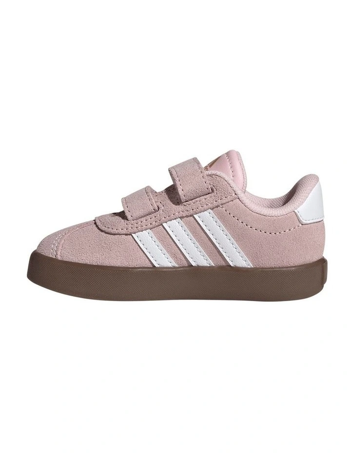 Vl Court 3.0 Self-Fastening Infant Sneakers In Pink image 2