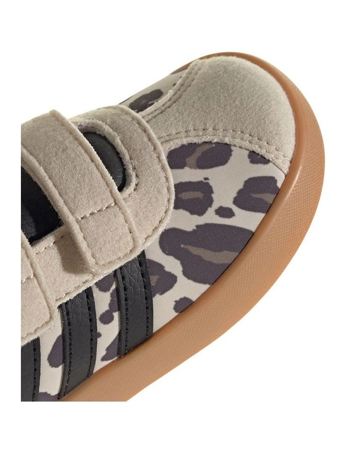 Vl Court 3.0 Self-Fastening Infant Sneakers In Blk/White image 5