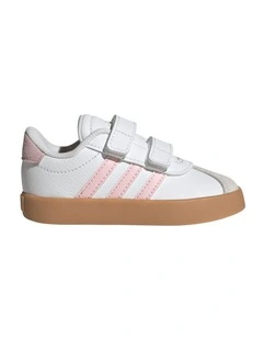 Vl Court 3.0 Self-Fastening Infant Sneakers In White