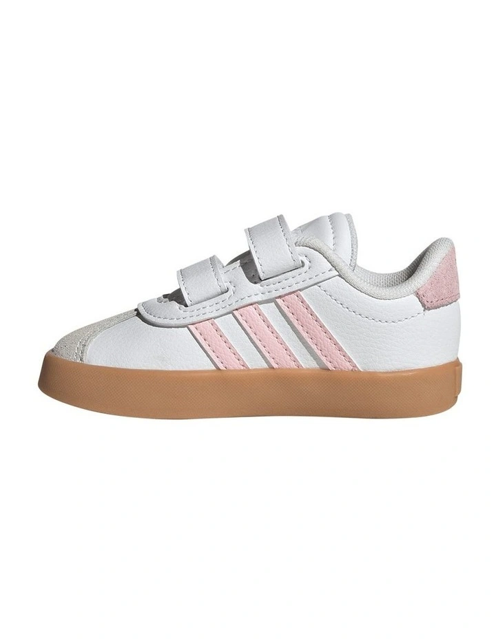 Vl Court 3.0 Self-Fastening Infant Sneakers In White image 2