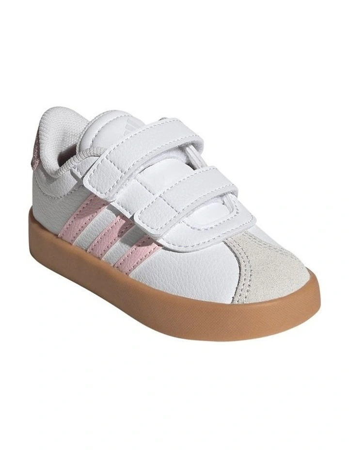 Vl Court 3.0 Self-Fastening Infant Sneakers In White image 4