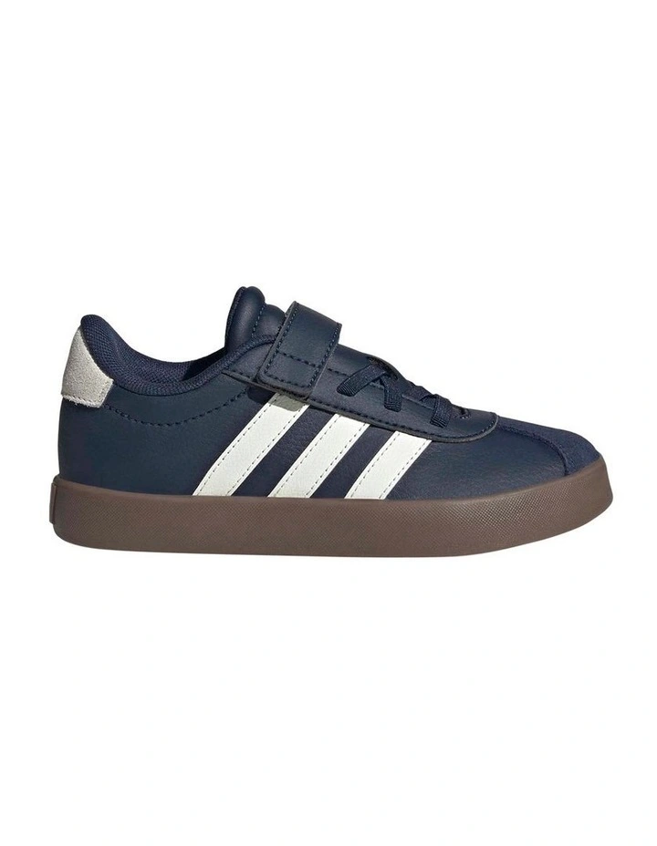 Vl Court 3.0 Self-Fastening Pre-School Sneakers In Indigo image 1