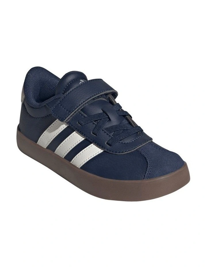 Vl Court 3.0 Self-Fastening Pre-School Sneakers In Indigo image 4