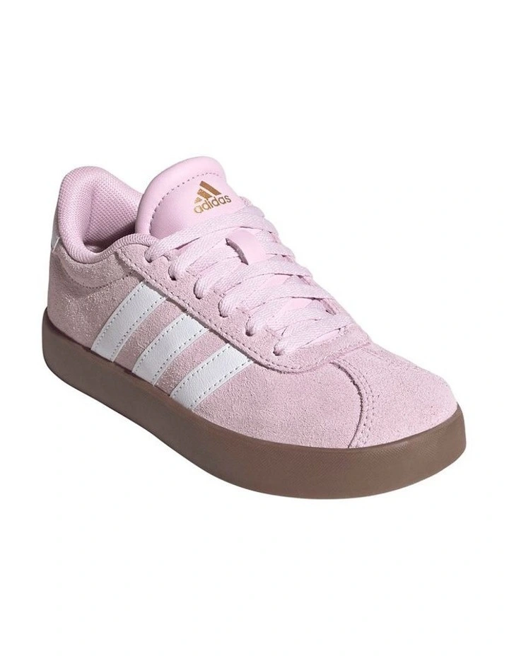 Vl Court 3.0 Self-Fastening Pre-School Sneakers In Pink image 4