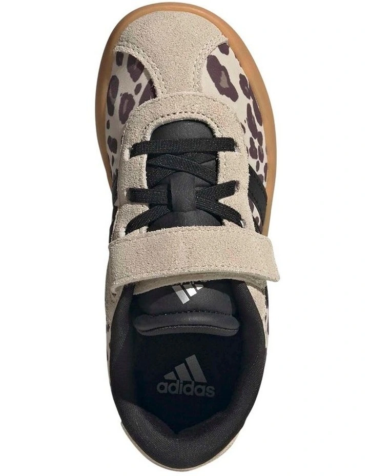 Vl Court 3.0 Self-Fastening Pre-School Sneakers In Blk/White image 3