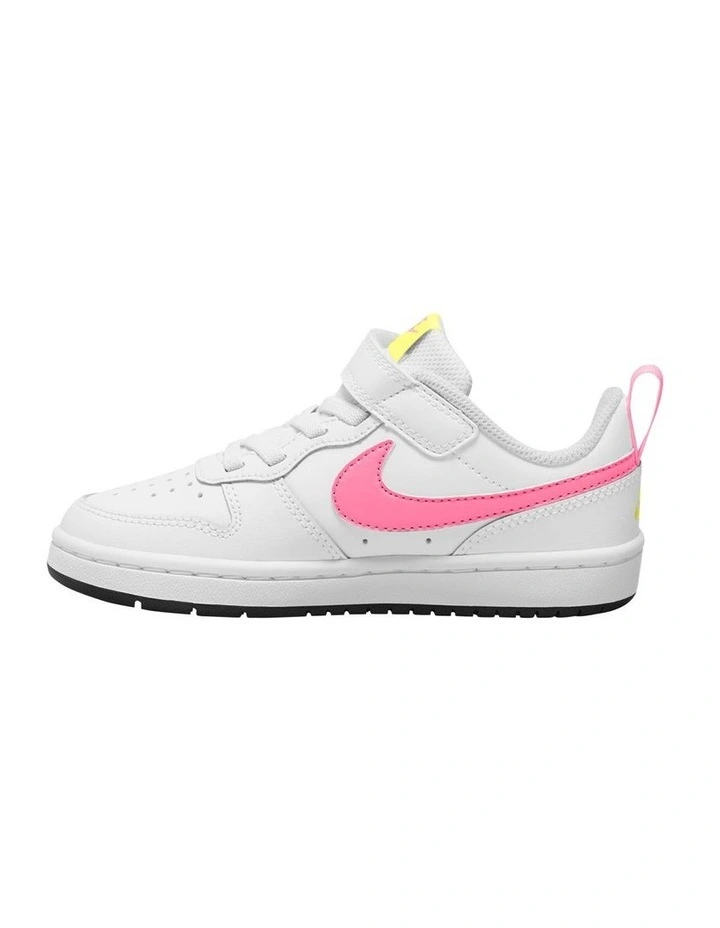 Court Borough Low 2 Pre School Sneakers In White image 2