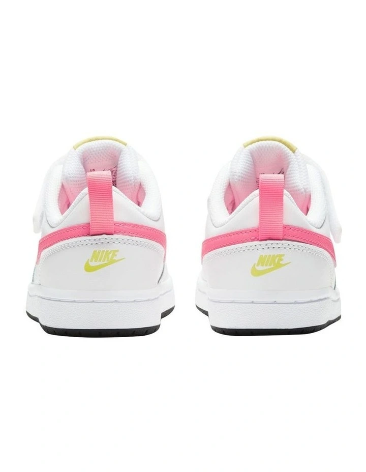 Court Borough Low 2 Pre School Sneakers In White image 6