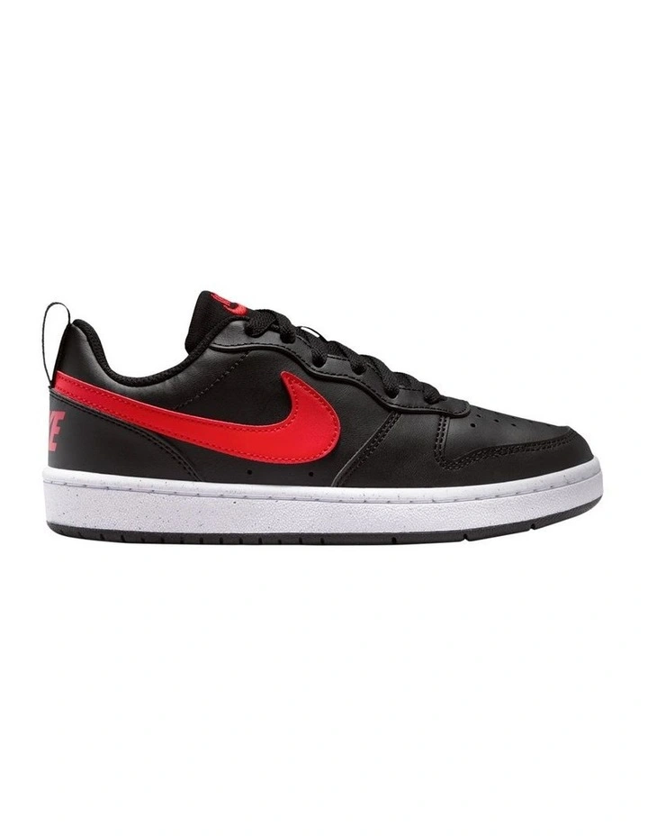 Court Borough Low Recraft Grade School Sneakers In Black image 1