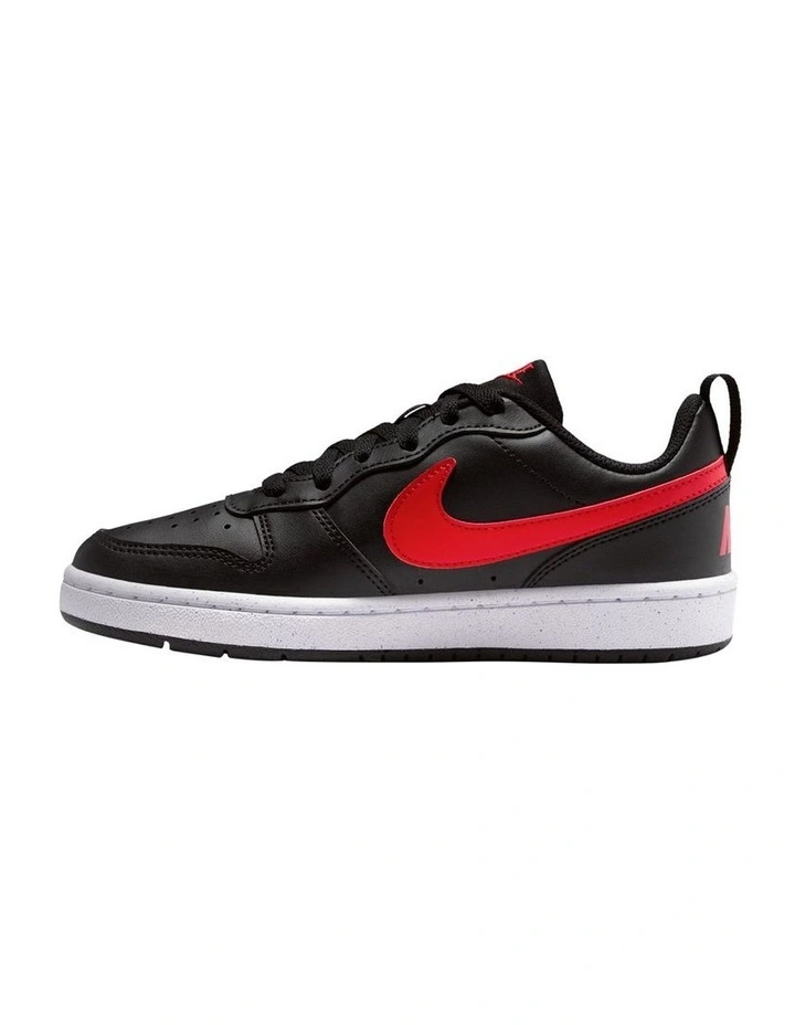 Court Borough Low Recraft Grade School Sneakers In Black image 2