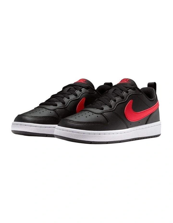 Court Borough Low Recraft Grade School Sneakers In Black image 4