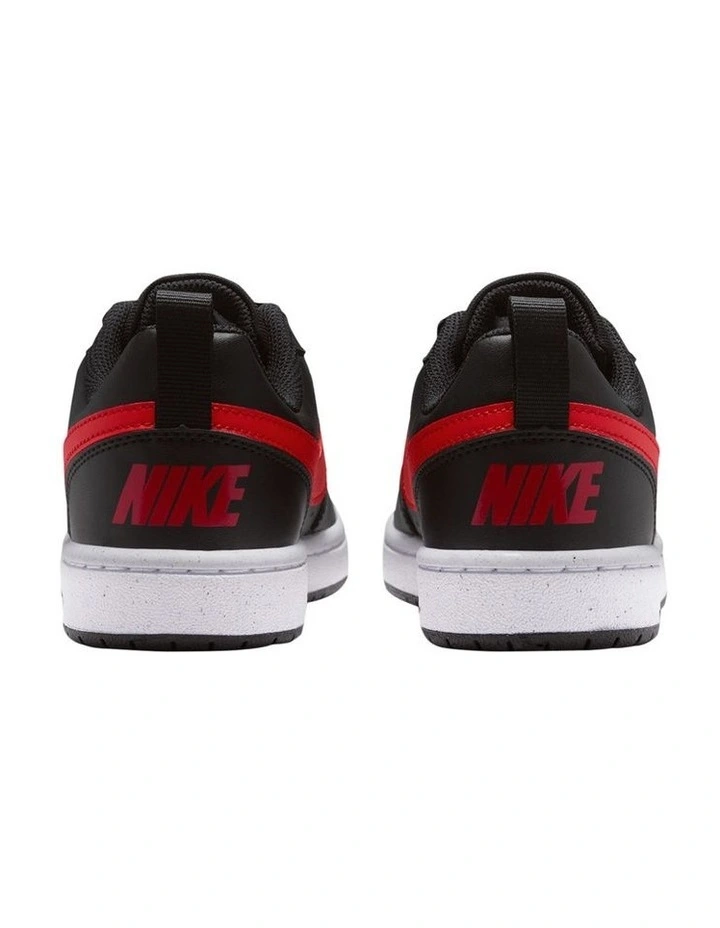 Court Borough Low Recraft Grade School Sneakers In Black image 6