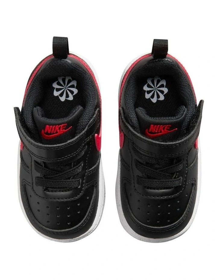 Court Borough Low Recraft Infant Sneakers In Black image 3