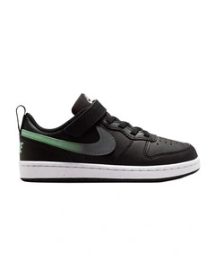 Court Borough Low Fade Pre-School Sneakers In Black