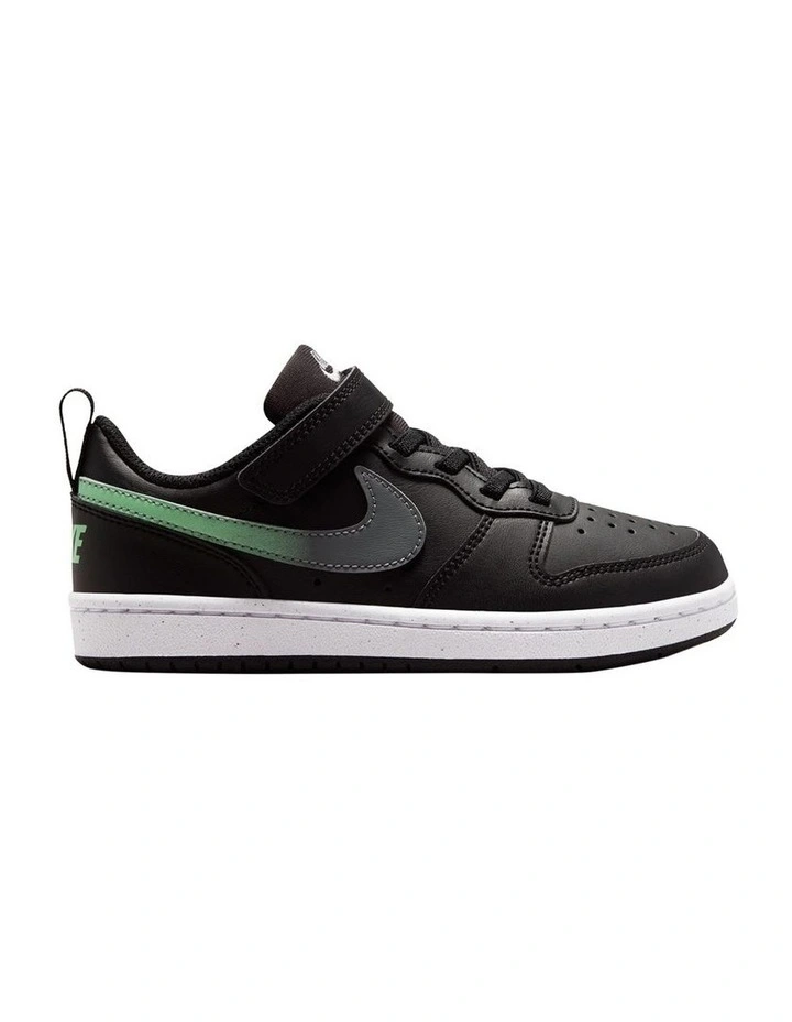 Court Borough Low Fade Pre-School Sneakers In Black image 1