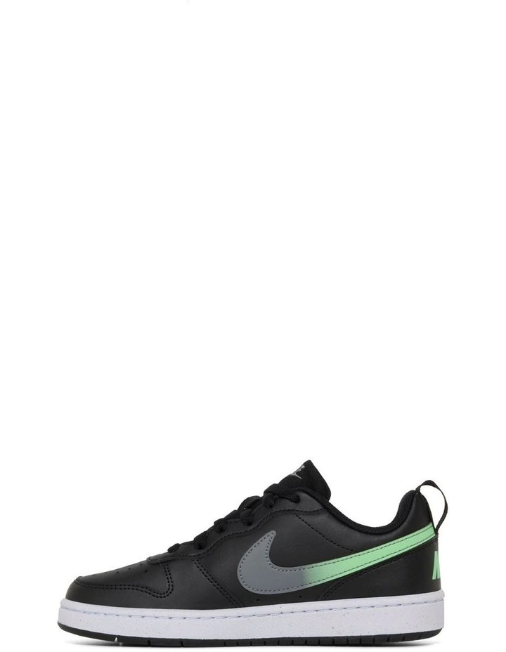 Court Borough Low Fade Grade School Sneakers In Black image 2