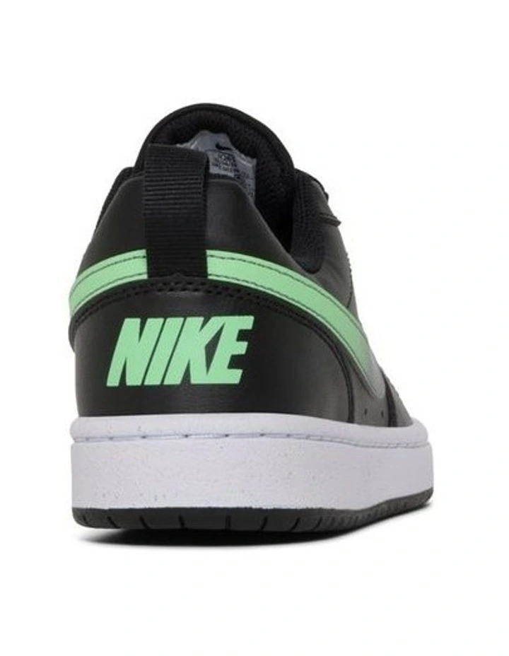 Court Borough Low Fade Grade School Sneakers In Black image 3