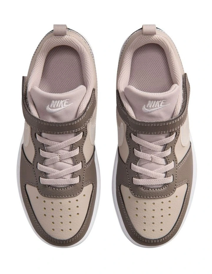 Court Borough Low Pre-School Sneakers In Brown image 3