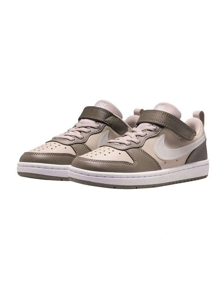 Court Borough Low Pre-School Sneakers In Brown image 4