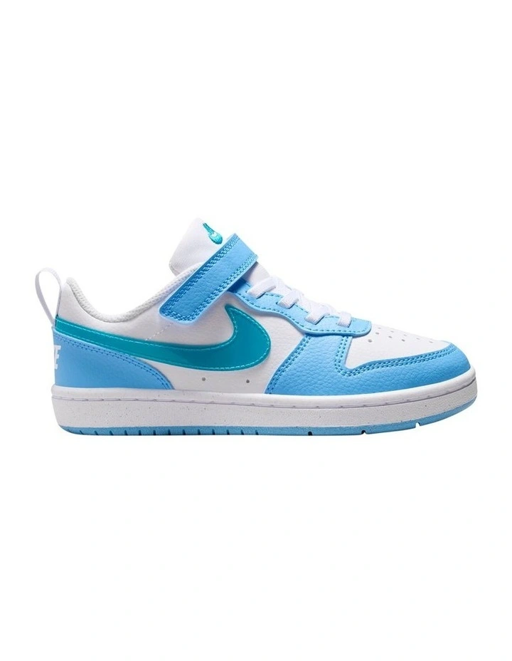 Court Borough Low Pre-School Sneakers In White image 1