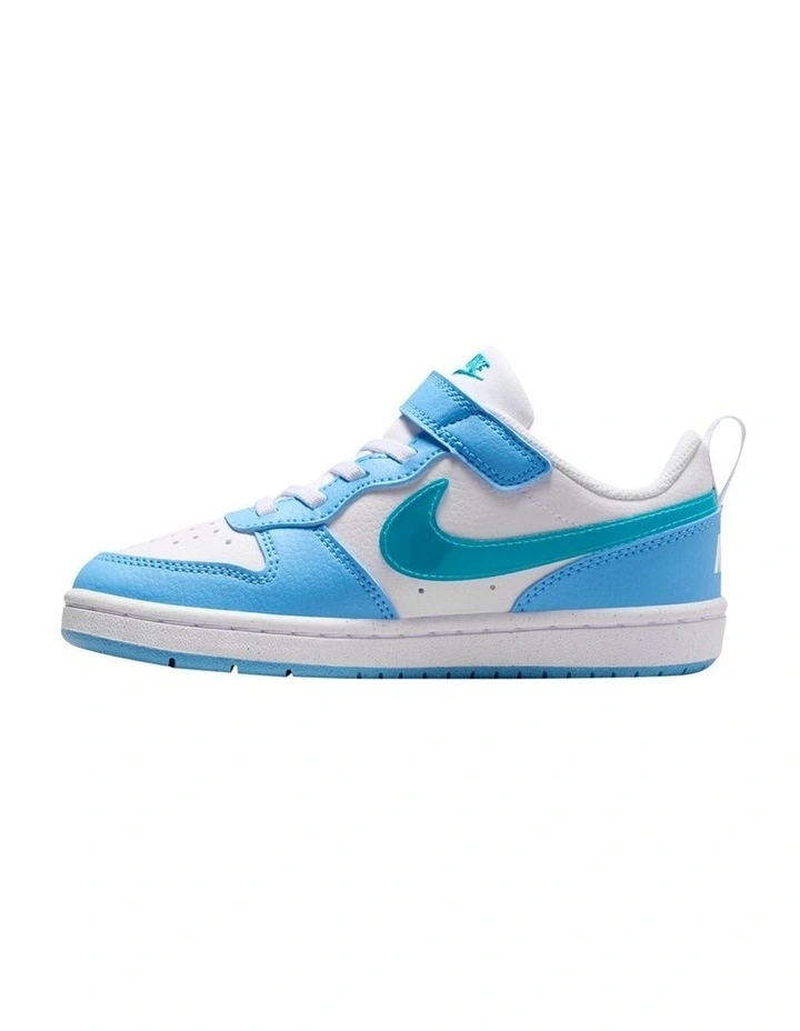 Court Borough Low Pre-School Sneakers In White image 2