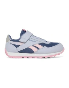Reebok Glide Low Elastic & Top Strap Sneakers In Blue