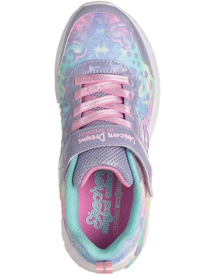 Unicorn Dreams Youth Sneakers In Lavender image 3