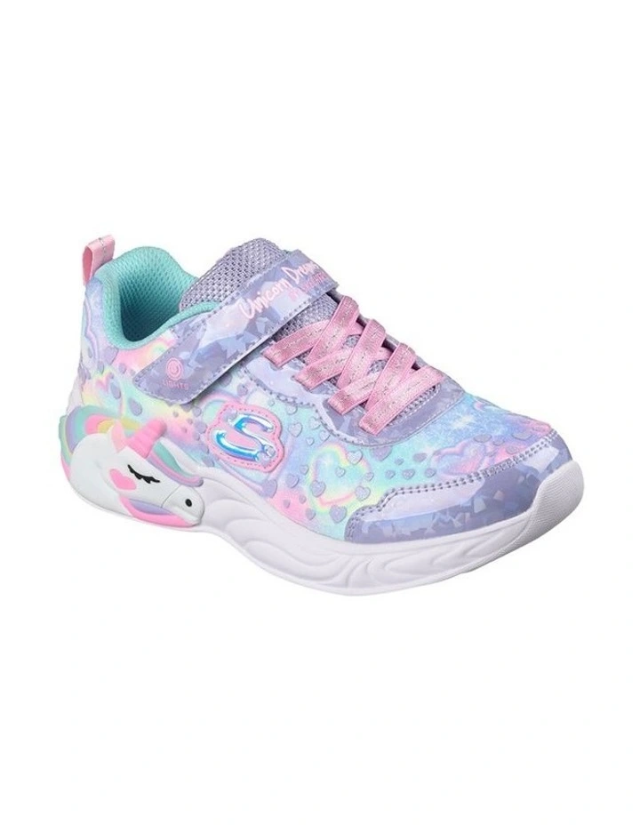 Unicorn Dreams Youth Sneakers In Lavender image 4