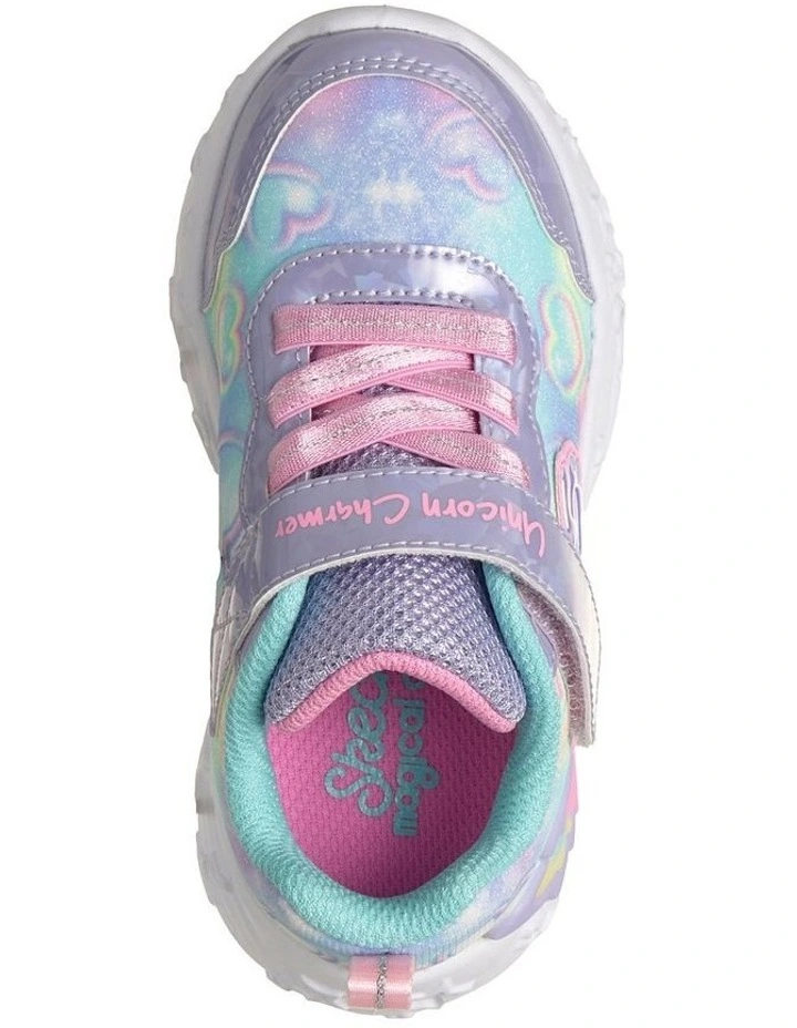 Unicorn Charmer Infant Sneakers In Lavender image 3