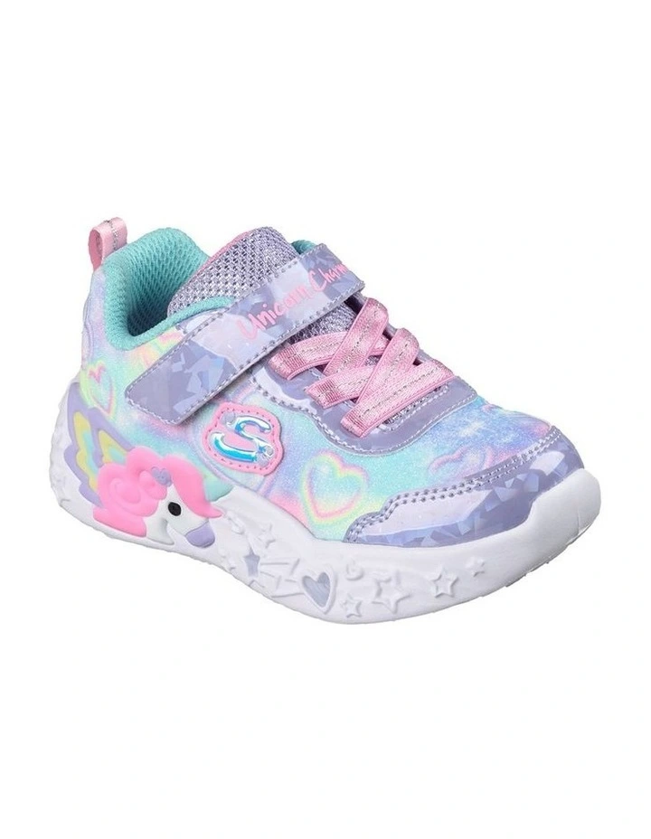 Unicorn Charmer Infant Sneakers In Lavender image 4